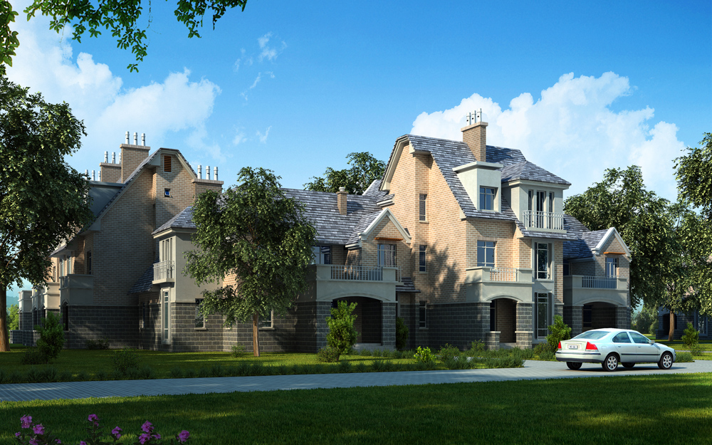 3d max exterior scene